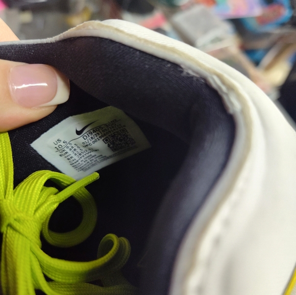 Nike Air Zoom G.T. Hustle 2 Men's Size 10.5 Yellow Athletic Gym Basketball Shoes - Picture 8 of 9